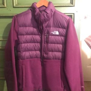 The North Face Woman’s Raspberry Colored  Fleece